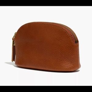 Madewell The Leather Makeup Pouch